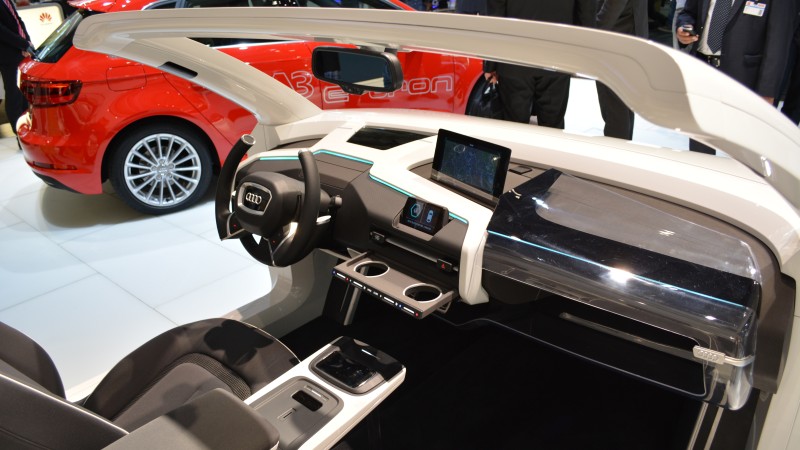 Audi interior at CeBIT