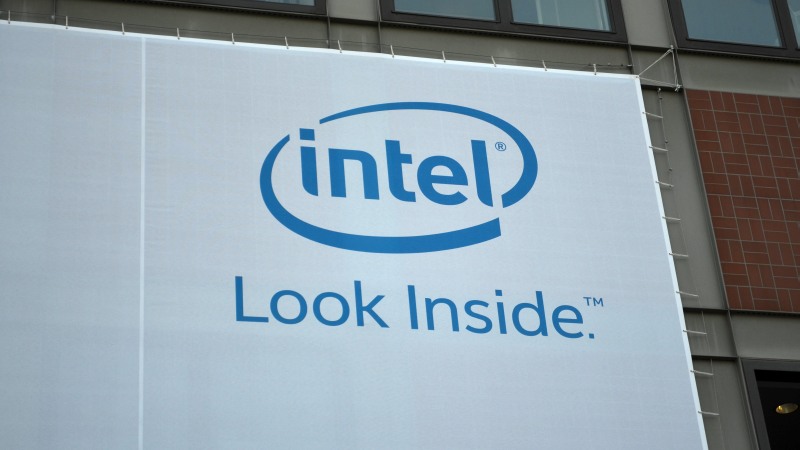 Intel logo banner